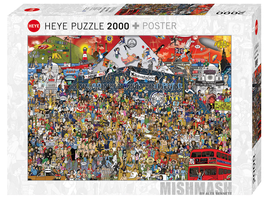 Heye British Music History 2000 Piece Puzzle image 0
